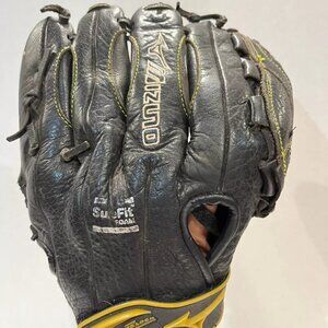 Mizuno 12" GSP-1206D Black Softball Fastpitch Glove Mitt, Preowned